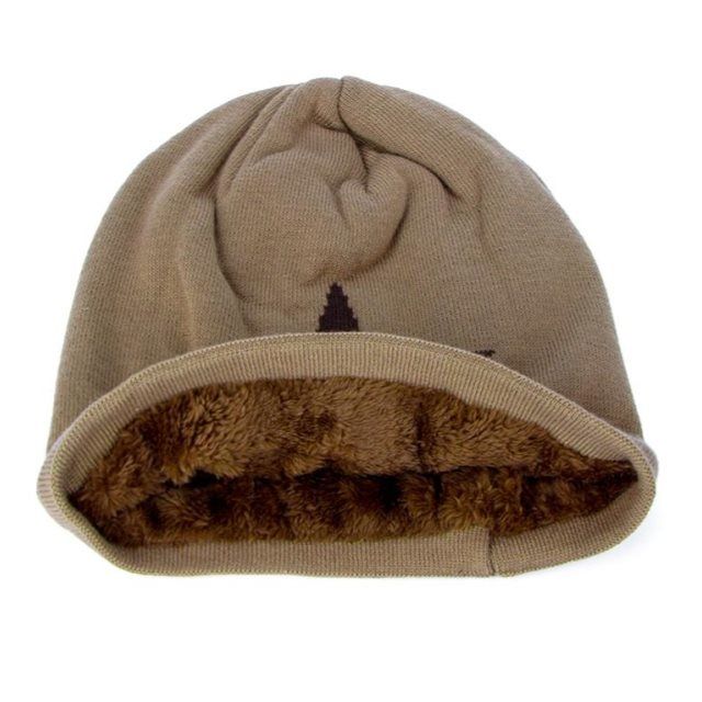 Hat Men's Winter Wool Warm Woolen Hat Pullover Hat Cotton Hat Autumn And Winter Hat Men's Thick Knit Hat Item Picture