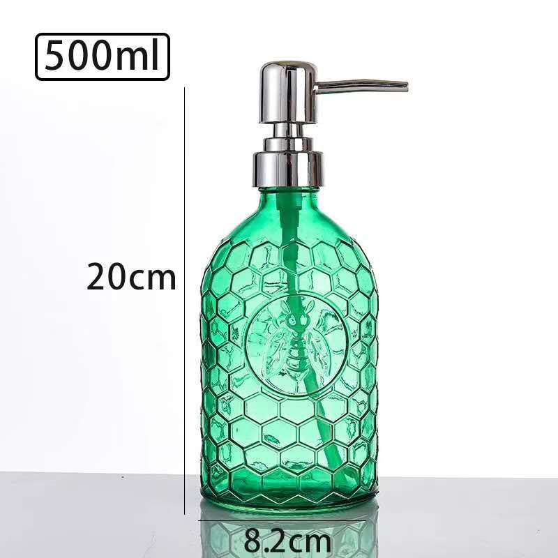 厂家直销玻璃乳液瓶按压瓶洗手液瓶玻璃彩色透明详情图8