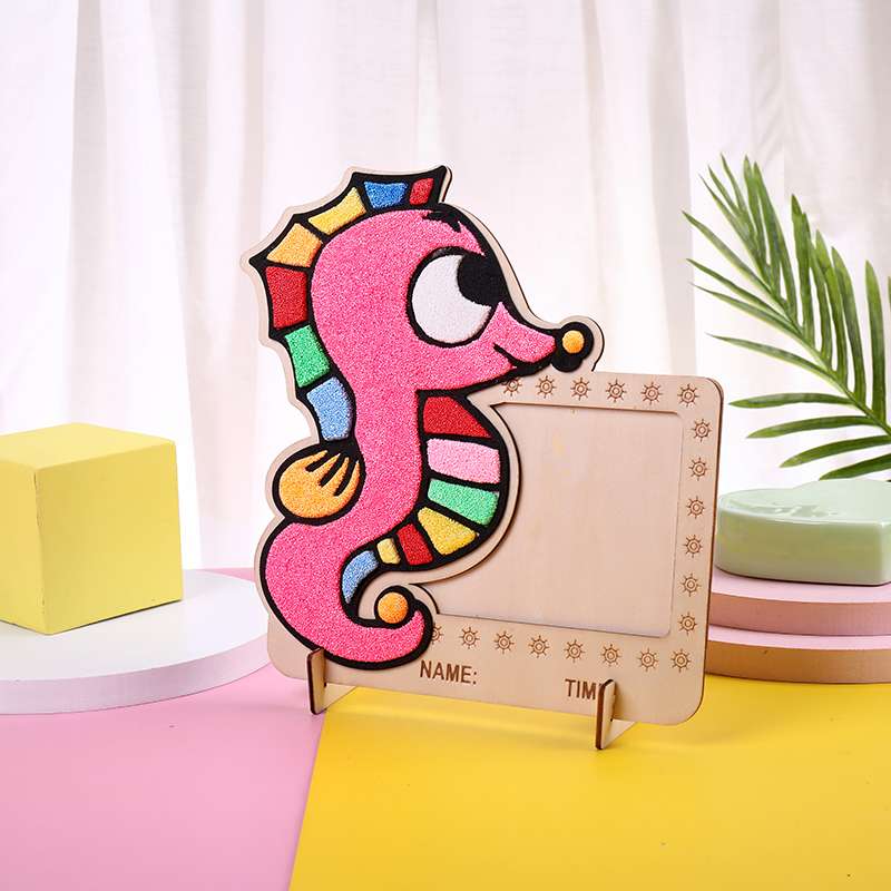 环保相框雪花泥画详情图8