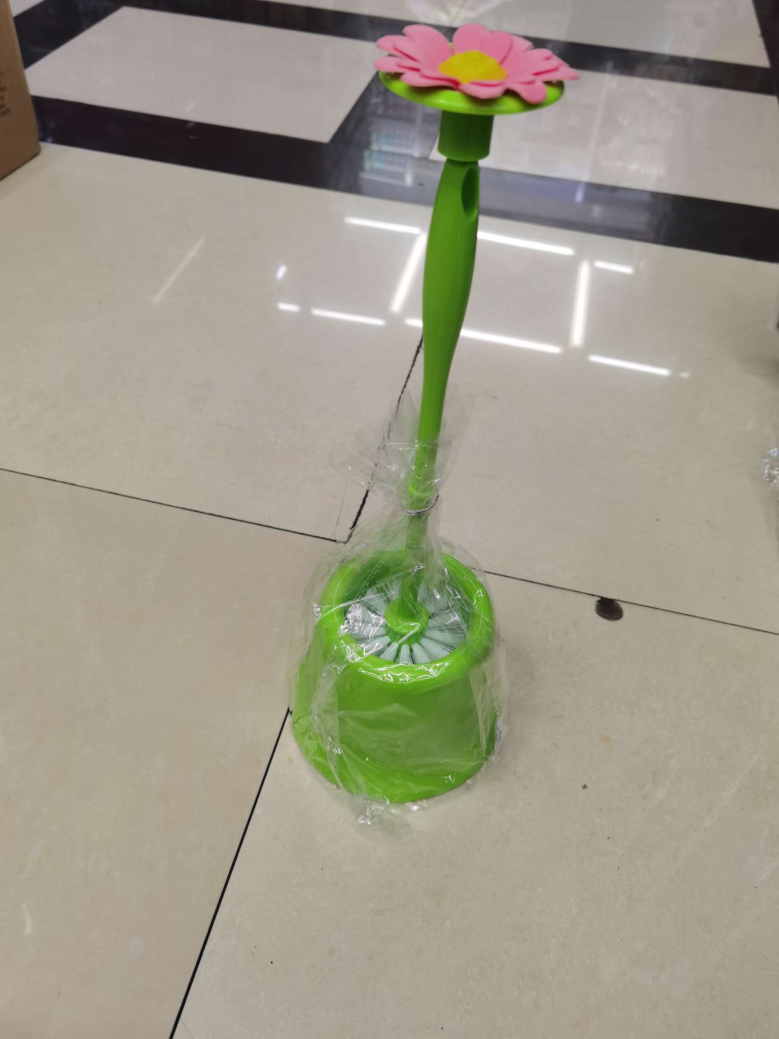 Toilet brush set Cute flower toilet brush