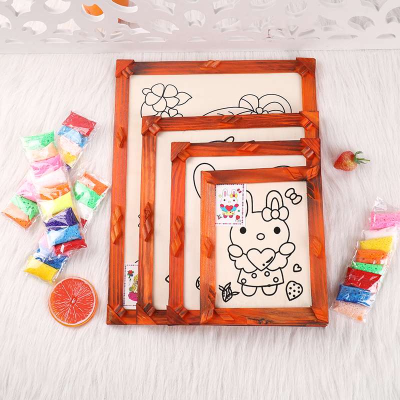 仿古木框画产品图