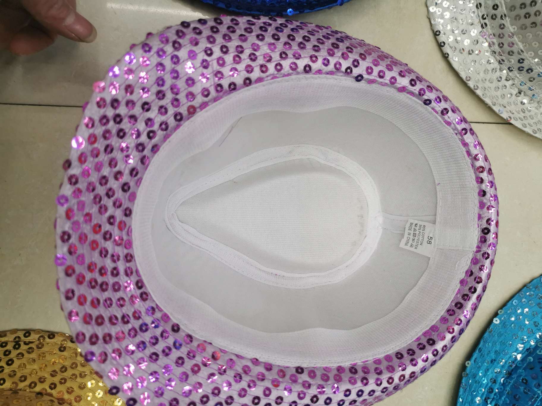 Sequin Hat undefined