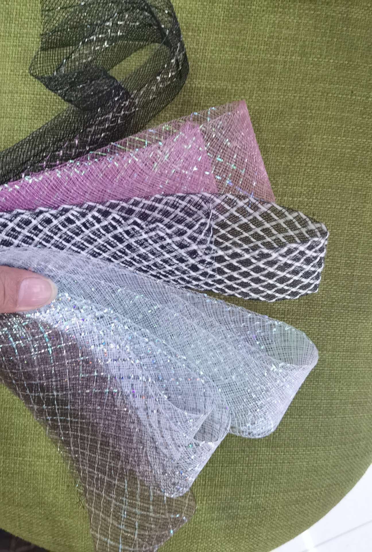 4 سنتيمتر مبيعات مباشرة لمصنع شبكة الحجاب المرنة detail image 3