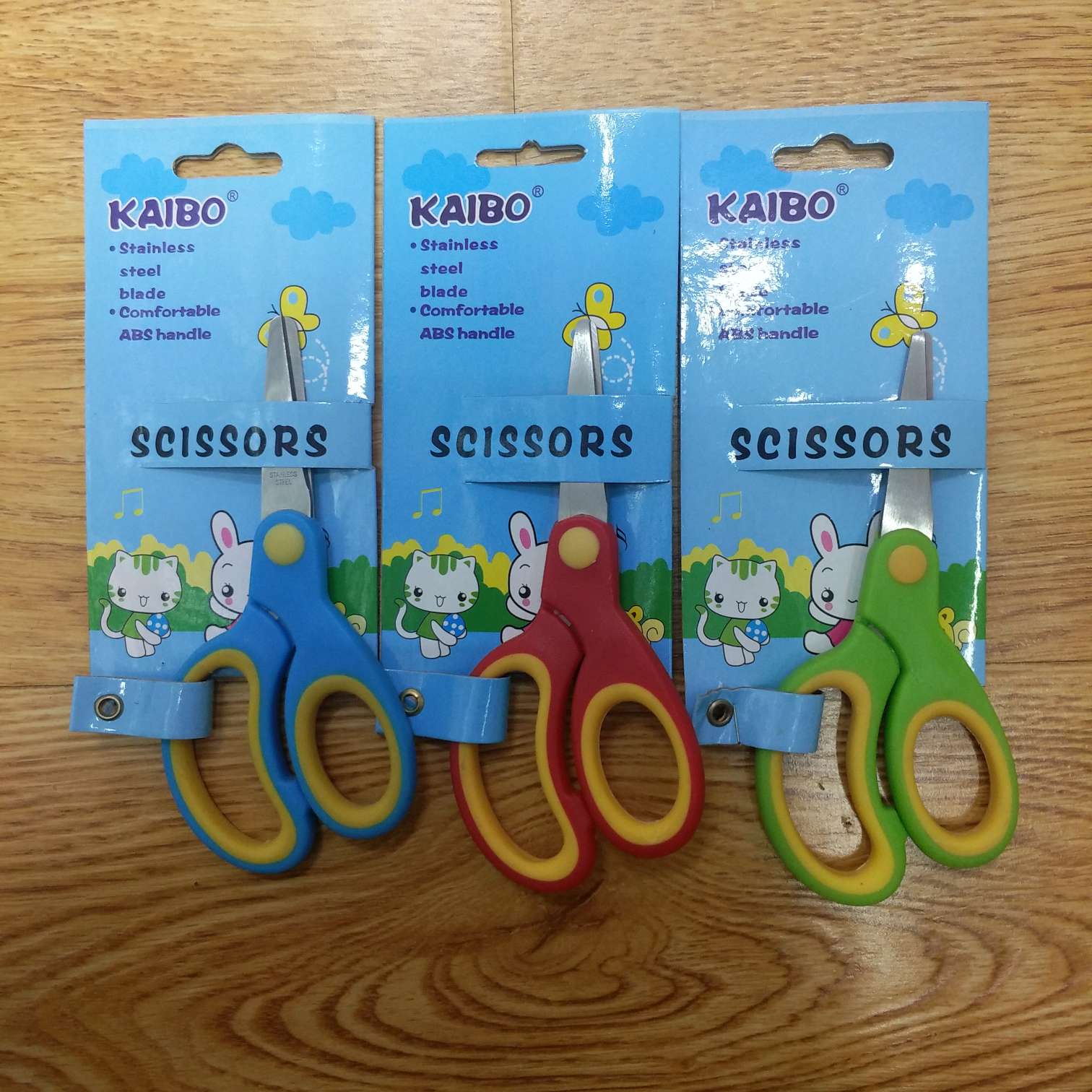 厂家新款直销凯博KAIBO品牌不锈钢剪刀KB030钉卡学生剪刀