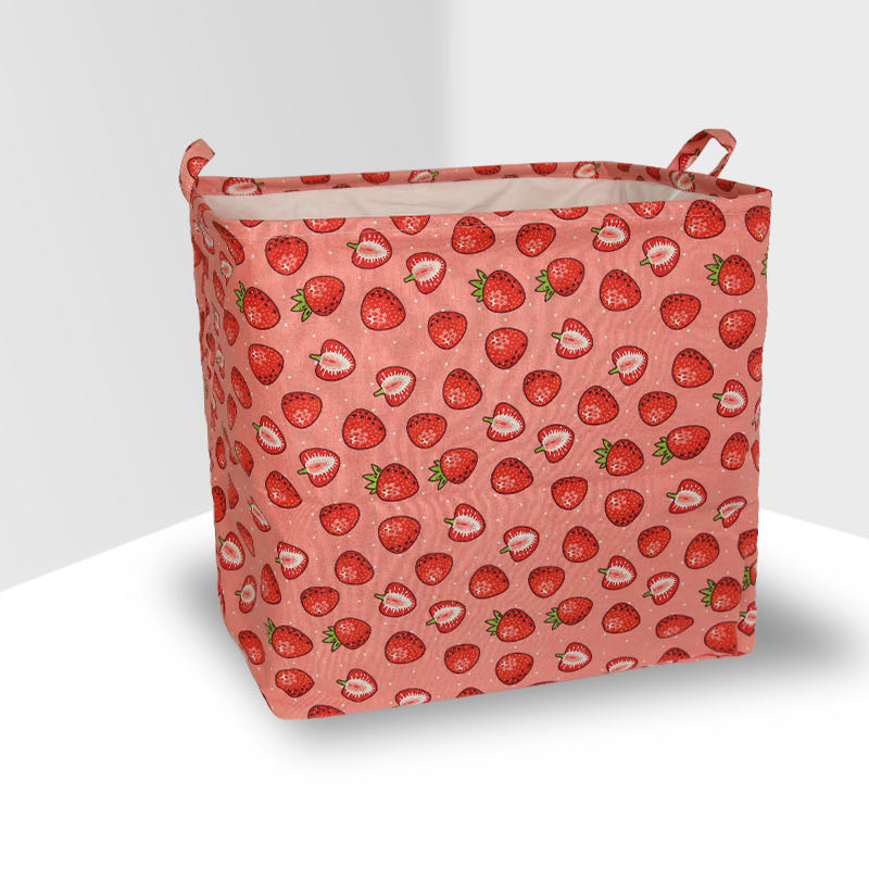 Large Bunched Mouth Dustproof Storage Box Cotton-Padded Quilt Storage Box Cotton And Linen Extra Large Storage Box Multi-Color Optional Size 50/40/50Cm details Picture