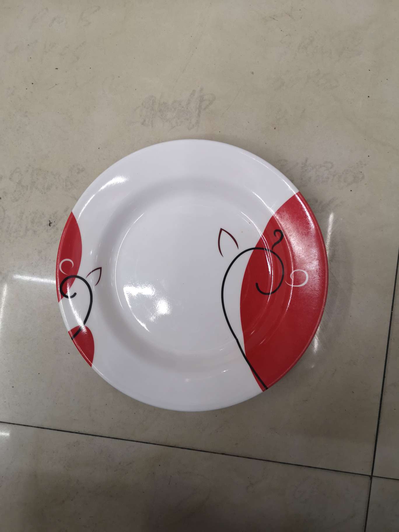 密胺盘细节图