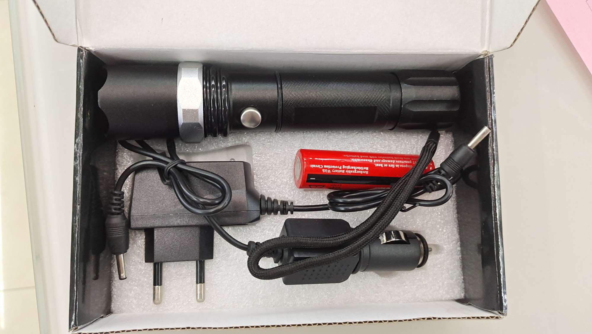Focus adjustment for the 008A high-intensity flashlight Application Scenario
