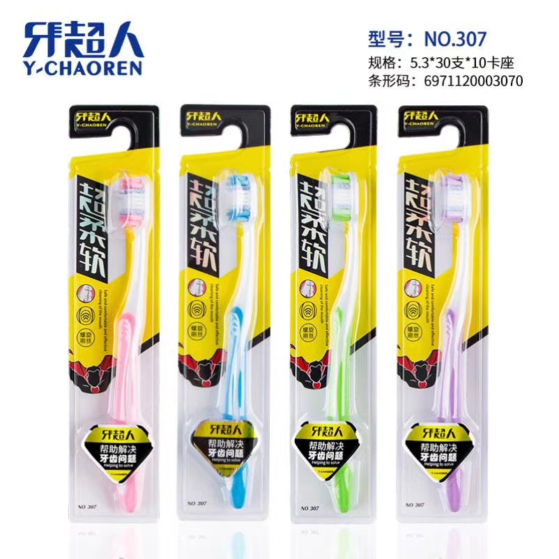 Toothbrush Man 307 Soft Bristled Toothbrush