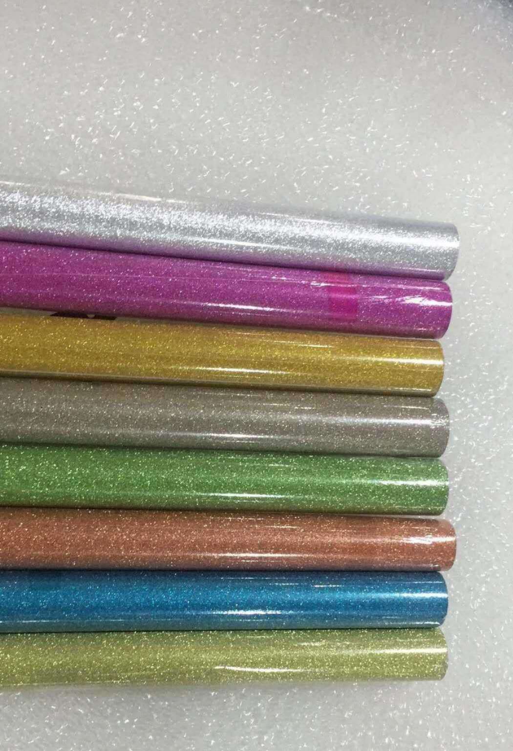新款装饰墙纸纯色金葱膜自粘45CM*2M