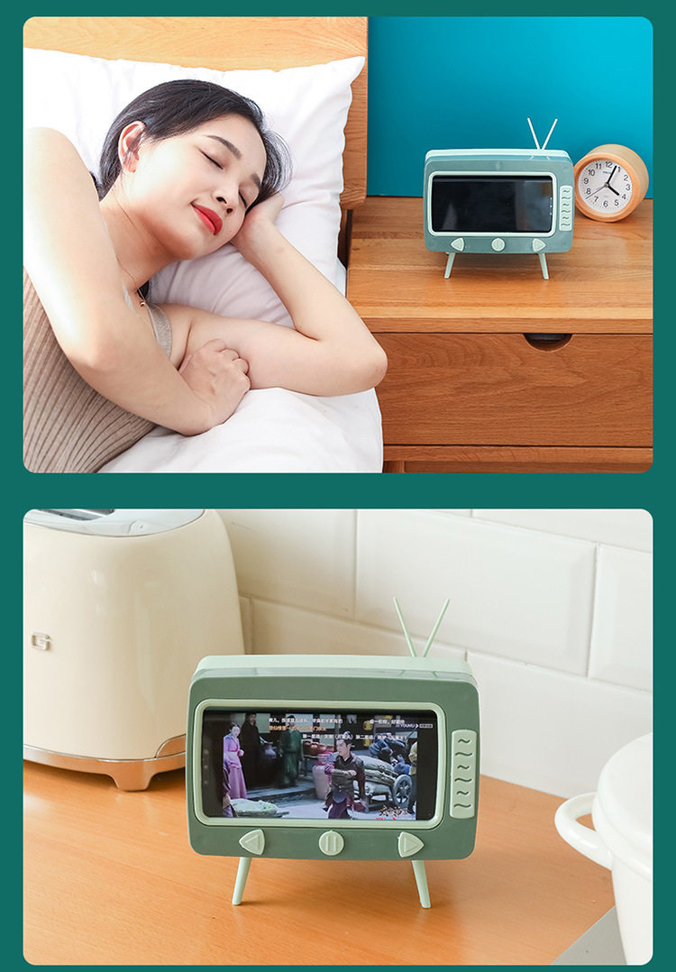 Creative TV tissue box, household kitchen tissue storage box, living room tissue box, multi-functional mobile phone shelf undefined