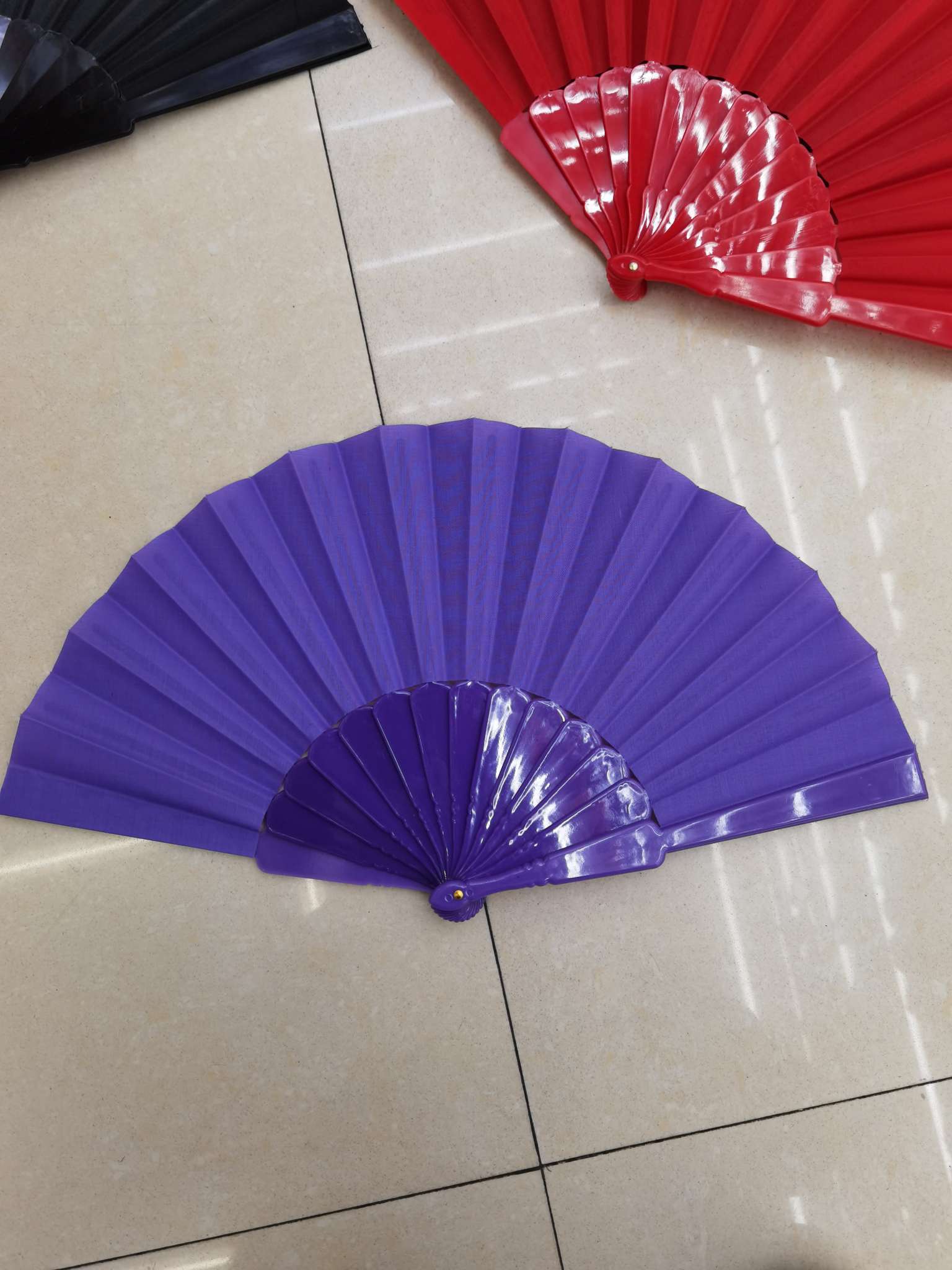 塑料平板扇子细节图