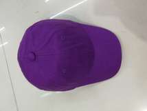 紫色水洗纯棉帽