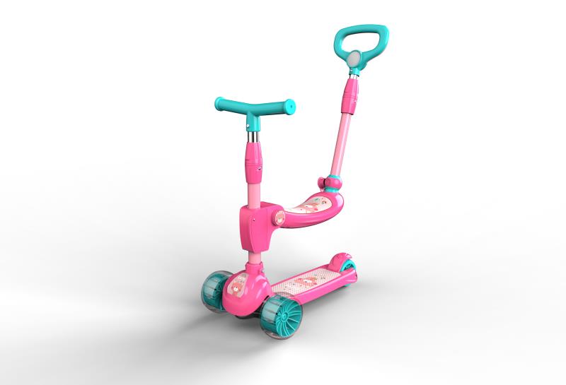Three Skateboards Can Be Pushed Can Sit Can Row