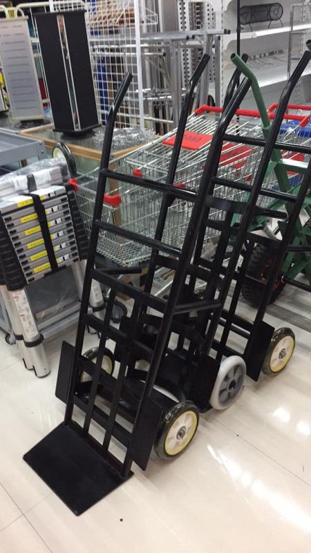 Thickened Steel Steel Plate Triangle Iron Warehouse Logistics Trolley Push Truck Flat Car Logistics Transport Car Tiger Car Specification drawing