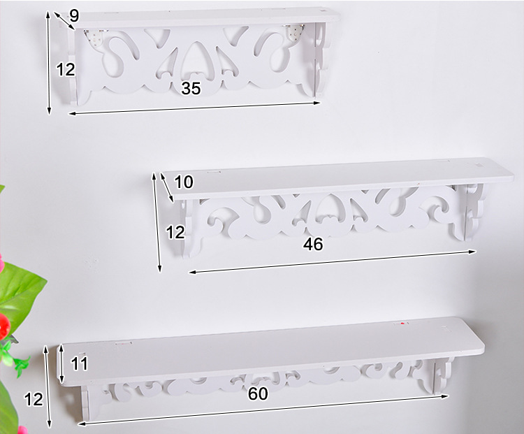 Garden Wall Decoration Bathroom Shelf Simple Hollow Home details Picture