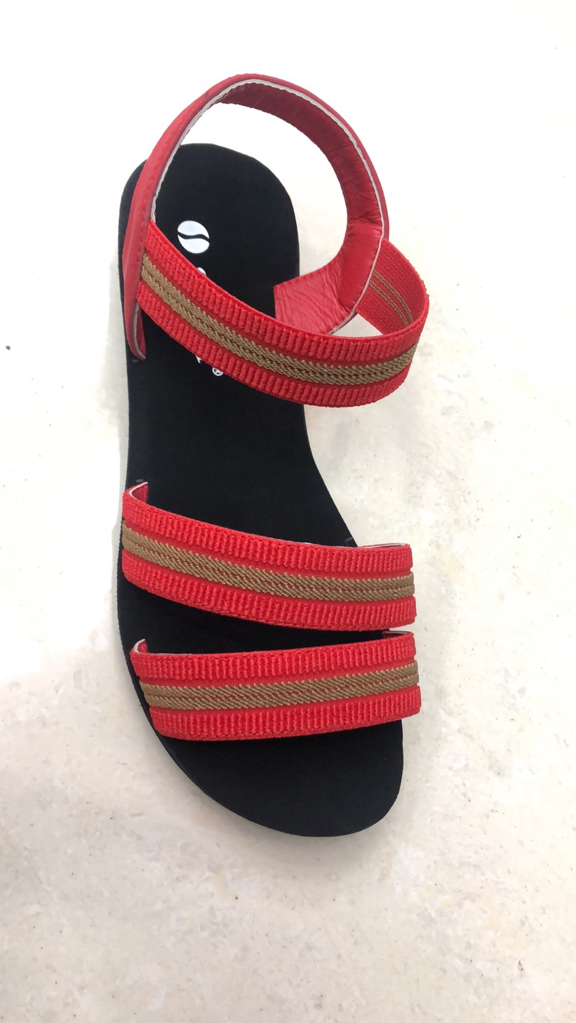 红色罗马鞋时尚凉拖鞋