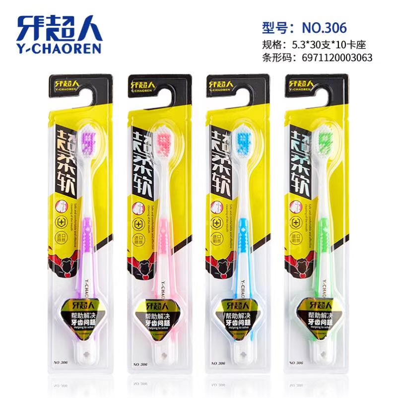 Toothbrush Man 306 Soft Bristled Toothbrush