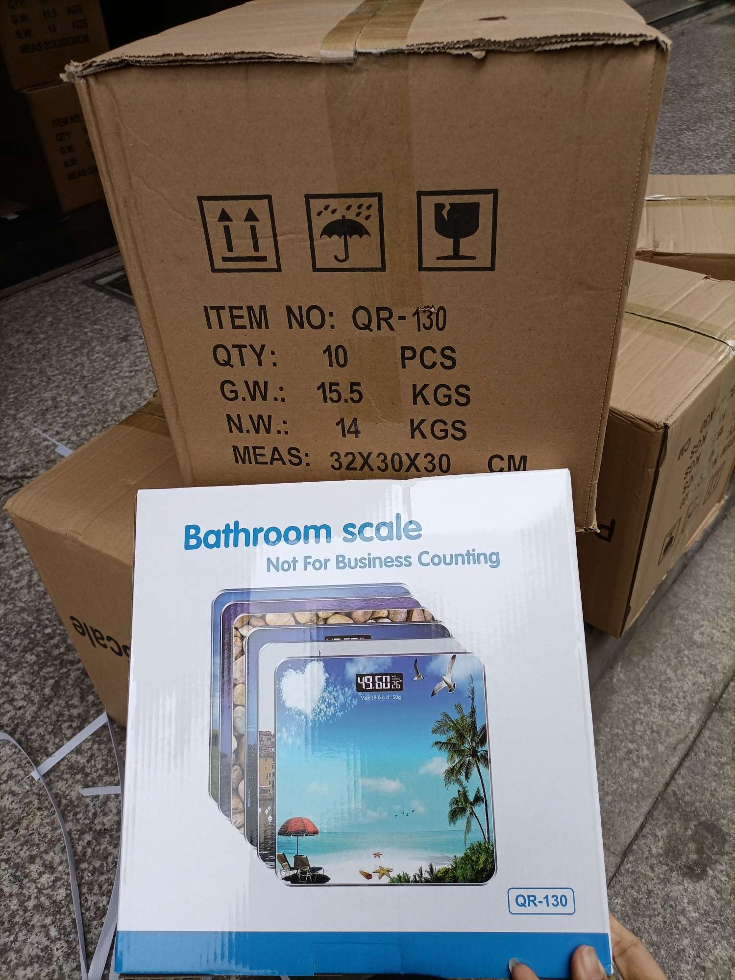 彩色图案玻璃称，健康称，QR130详情图6