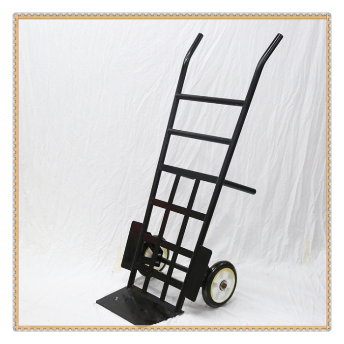 Thickened Steel Steel Plate Triangle Iron Warehouse Logistics Trolley Push Truck Flat Car Logistics Transport Car Tiger Car undefined