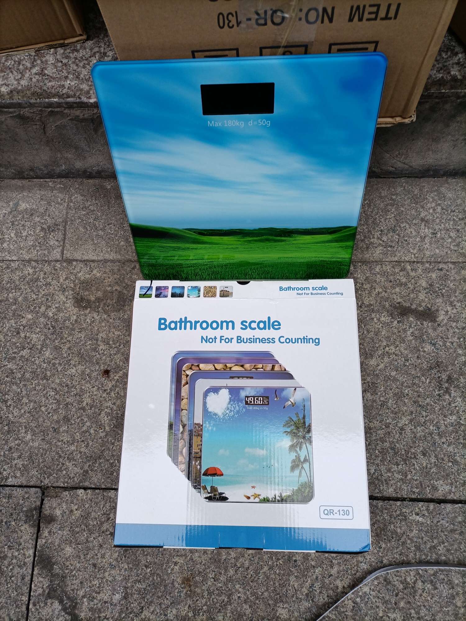 彩色图案玻璃称，健康称，QR130详情图8