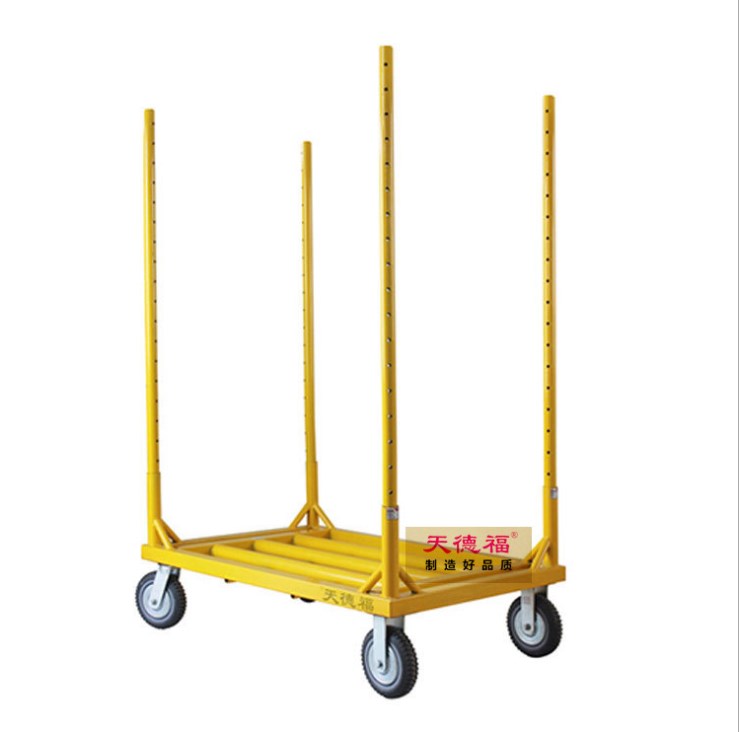 Cart Cloth Cart Push Cloth Cart Cylinder Cargo Convenient Transport Vehicle Size 120*80Cm And 120*100Cm. Can Carry 1.2 Tons, The Pole Has 1.2 Meters, 1.5 Meters details Picture