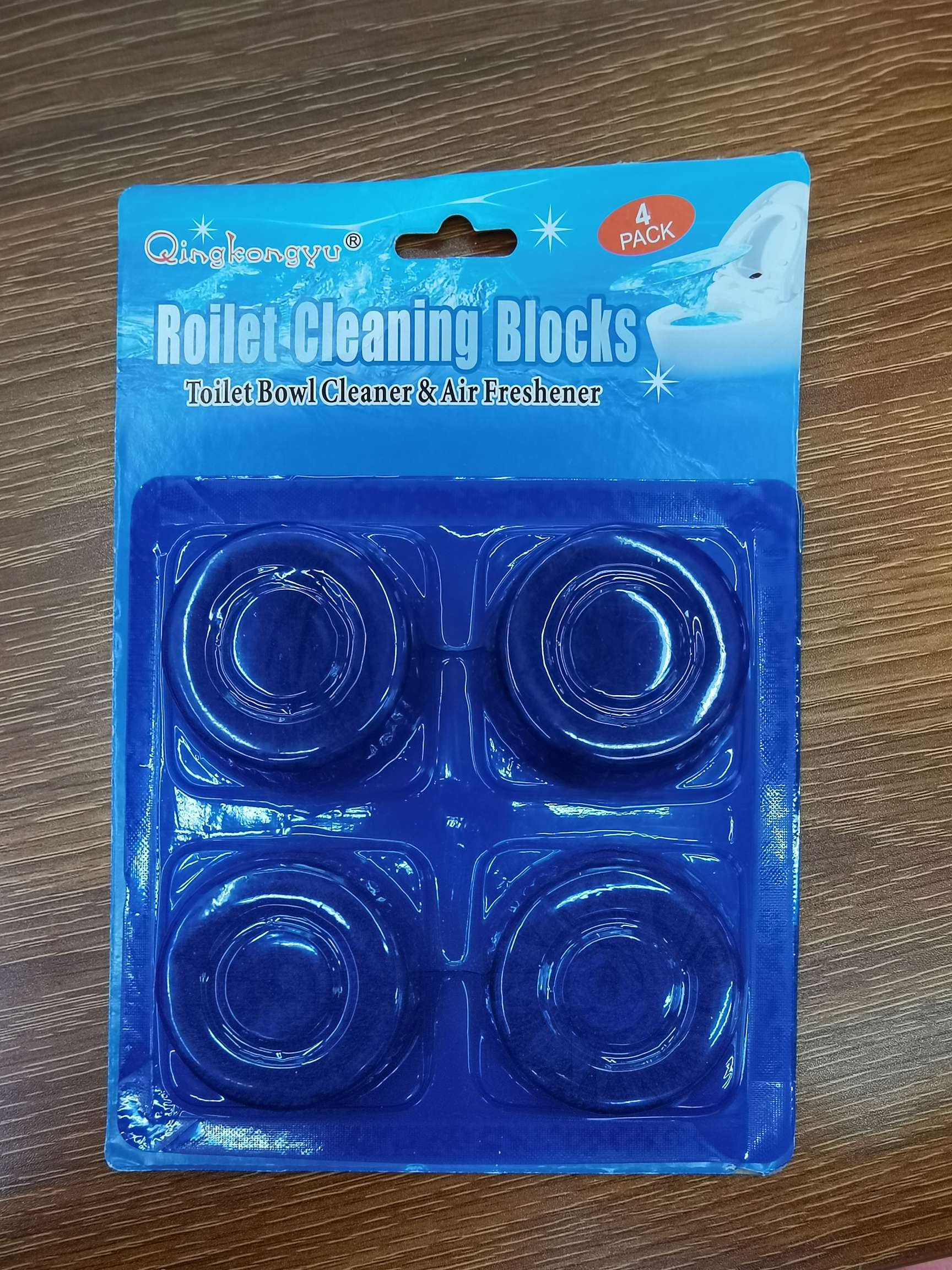 5Pcs Blue Bubbles Specification drawing