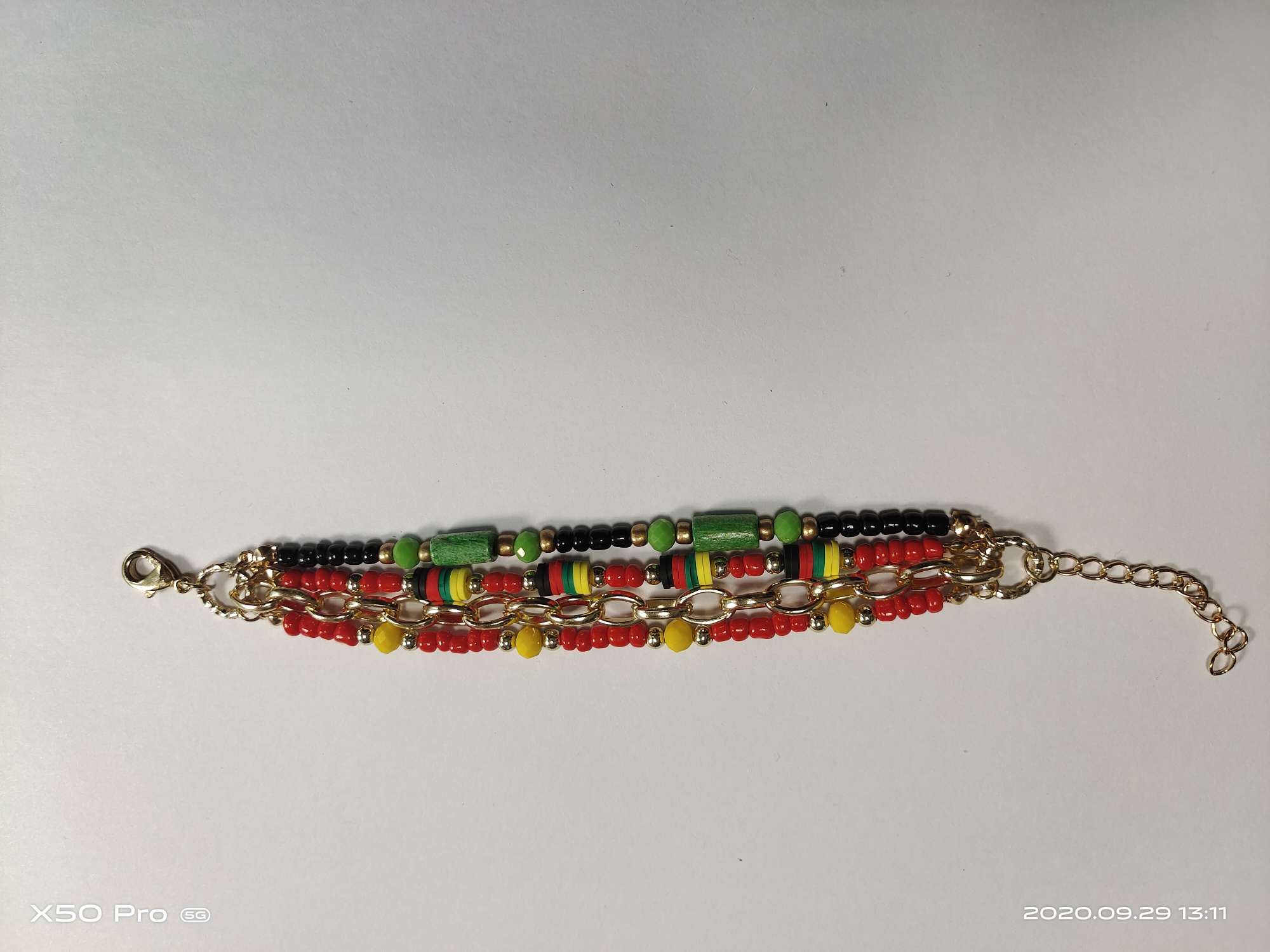 Fashion trend sports leisure multi-layer wooden bead bracelet - 900,000 sources thumbnail