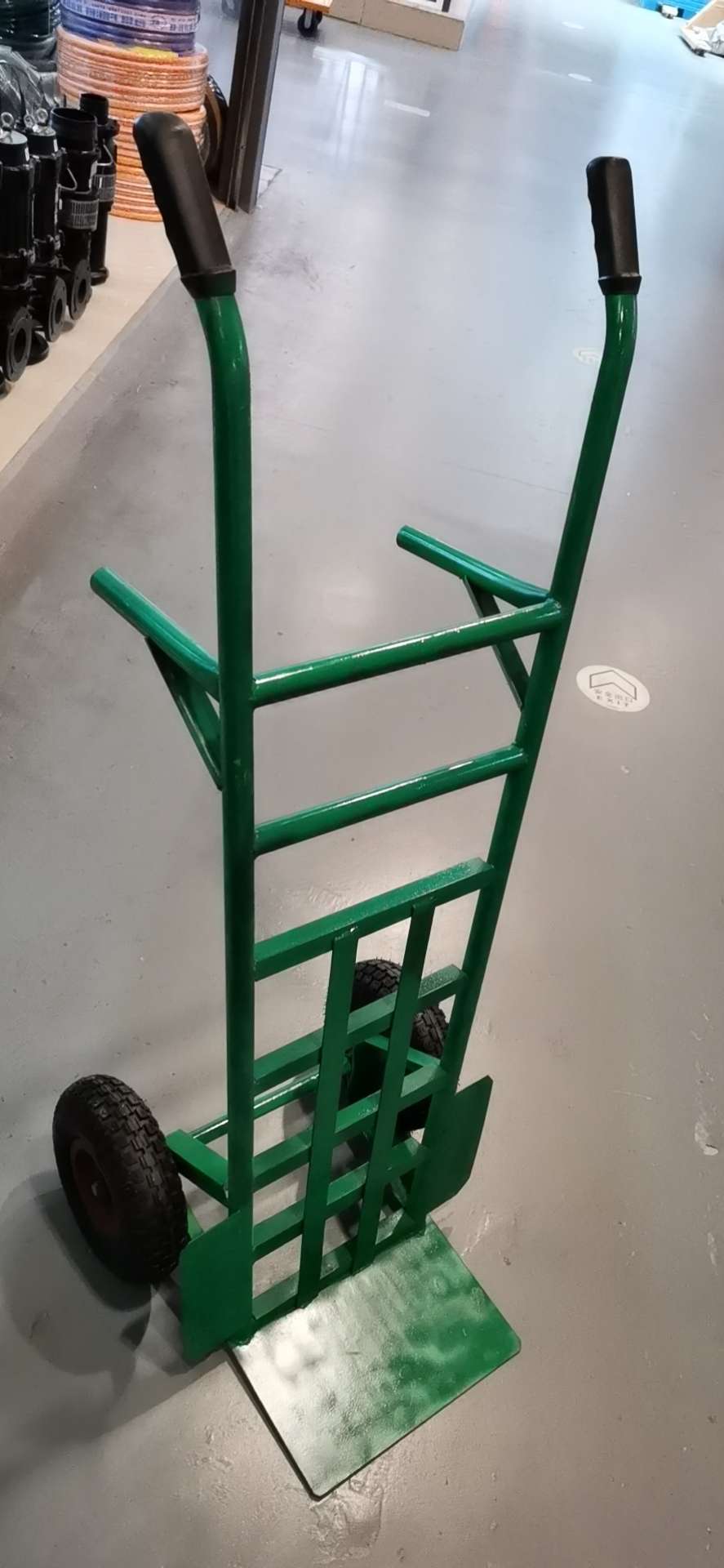 Thickened Iron Plate Round Tube High Quality Bearing Heavy Duty Nylon Casters Tiger Car Trolley Oil Drum Car Push Cloth Car details Picture