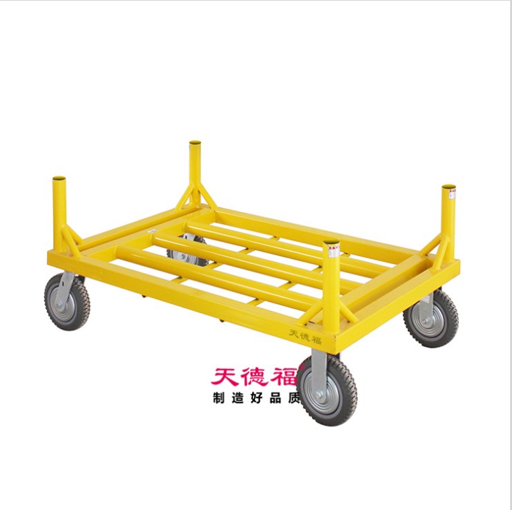 Cart Cloth Cart Push Cloth Cart Cylinder Cargo Convenient Transport Vehicle Size 120*80Cm And 120*100Cm. Can Carry 1.2 Tons, The Pole Has 1.2 Meters, 1.5 Meters undefined