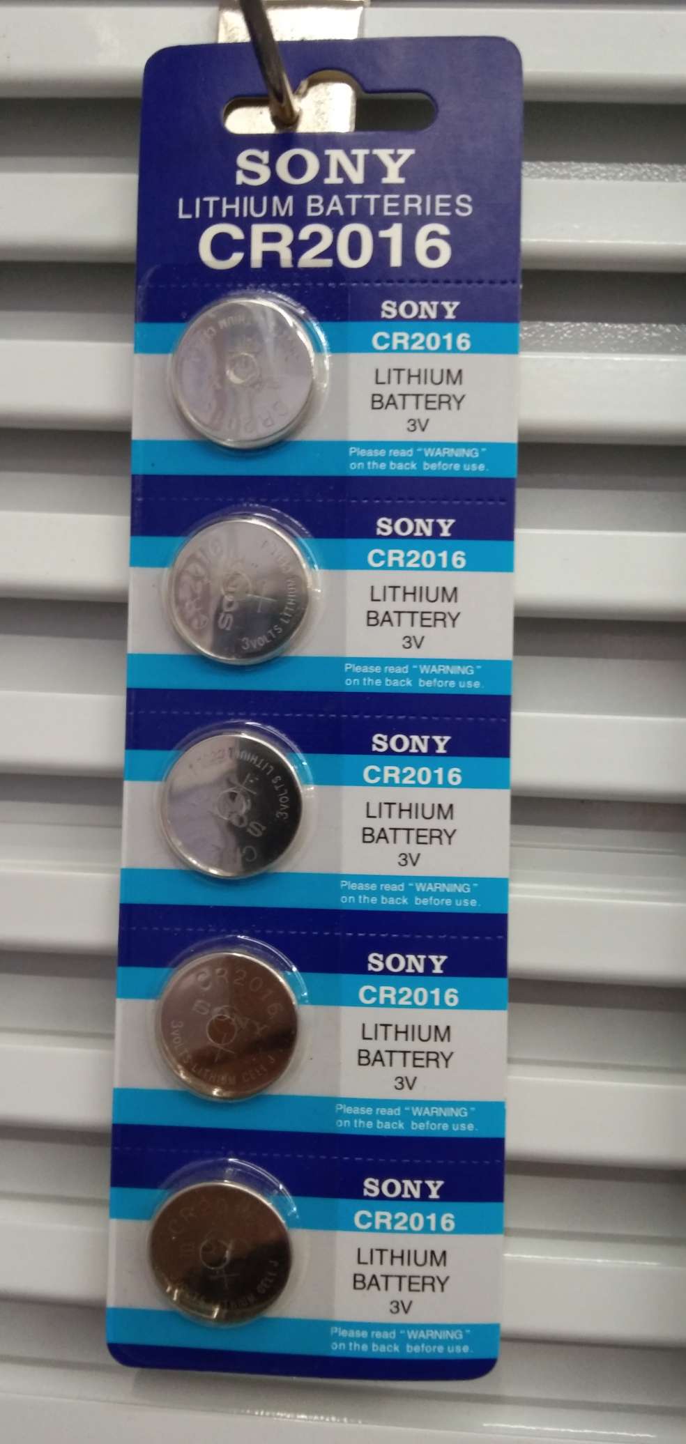 Button battery SONY CR2016