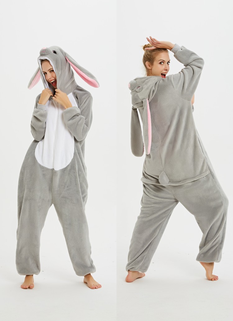 Flannel autumn and Winter Bubble Tianma Unicorn Animal one-piece pajamas and home wear 2020 New style detail image 10