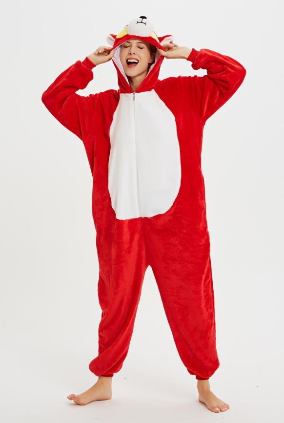 Flannel autumn and winter gilded Tianma Unicorn Animal one-piece pajamas and home wear 2020 New style detail image 12