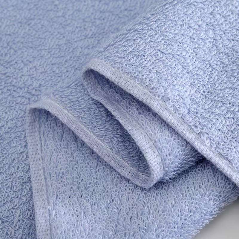 Pure cotton face towel 32-strand aloe vera skin care towel in plain color detail image 2