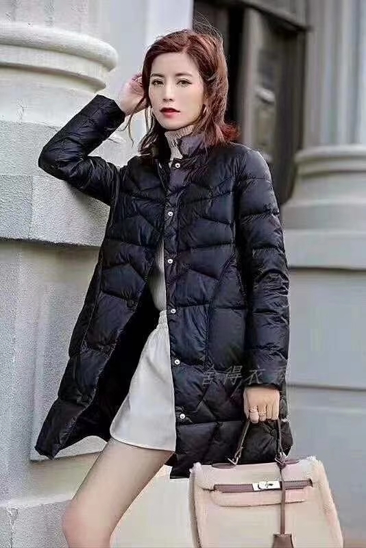 女装品牌黑色棉衣棉服保暖外套