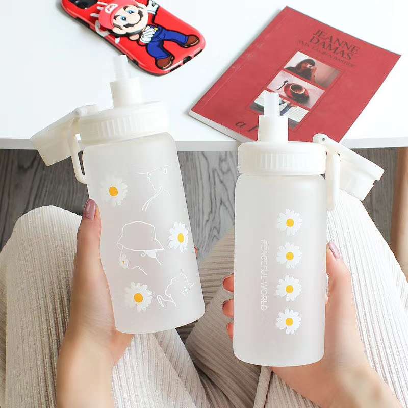 喷胶菊花水杯细节图