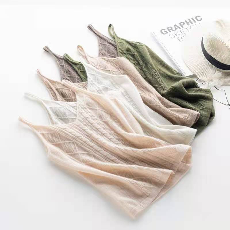 Ladies' cashmere vest details Picture