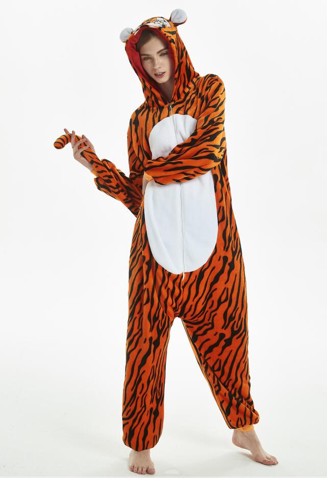 Flannel autumn and winter gilded Tianma Unicorn Animal one-piece pajamas and home wear 2020 New style detail image 10