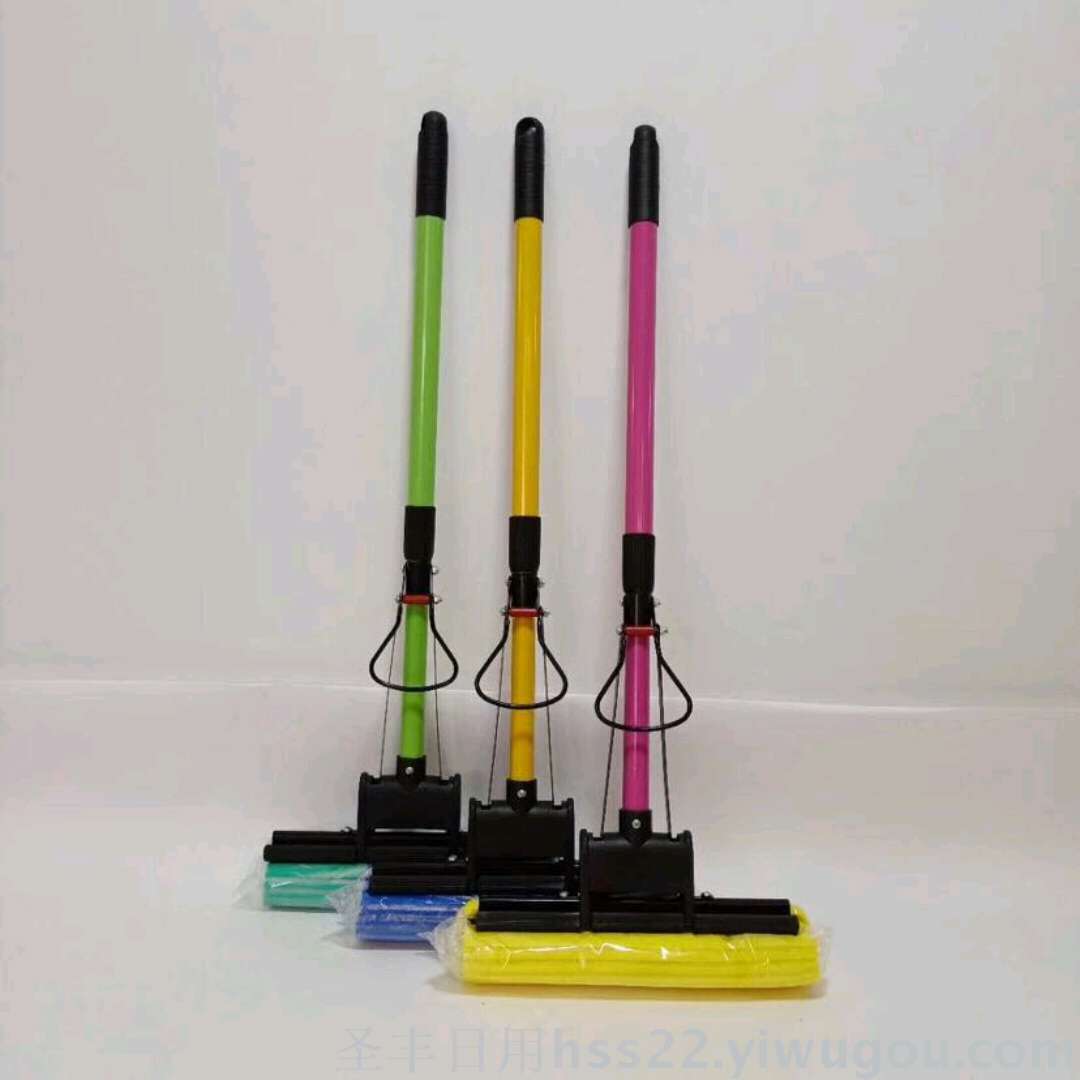 Manufacturers direct sales sponge mop household colloidal cotton mop free hand wash stainless steel absorbent mop set mop wholesale details Picture
