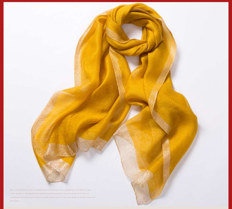 Silk scarves, real silk scarves, women's fashion, versatile, Spring and Autumn 7
