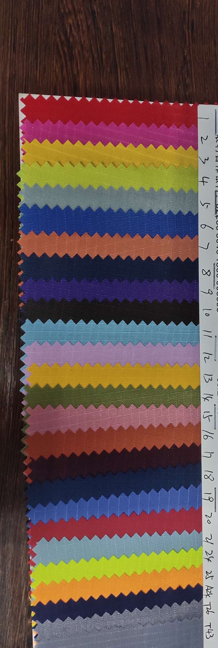 Waterproof European standard fluorescent green factory direct sales best-selling leather auxiliary lining fabric details Picture