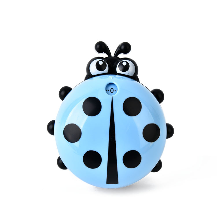 Creative children's gift RB295, cute ladybug magnetic sticker timer, kitchen mechanical timer, time reminder detail image 3