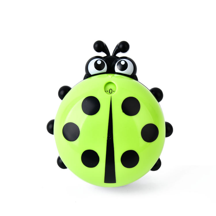 Creative children's gift RB295, cute ladybug magnetic sticker timer, kitchen mechanical timer, time reminder Item Picture