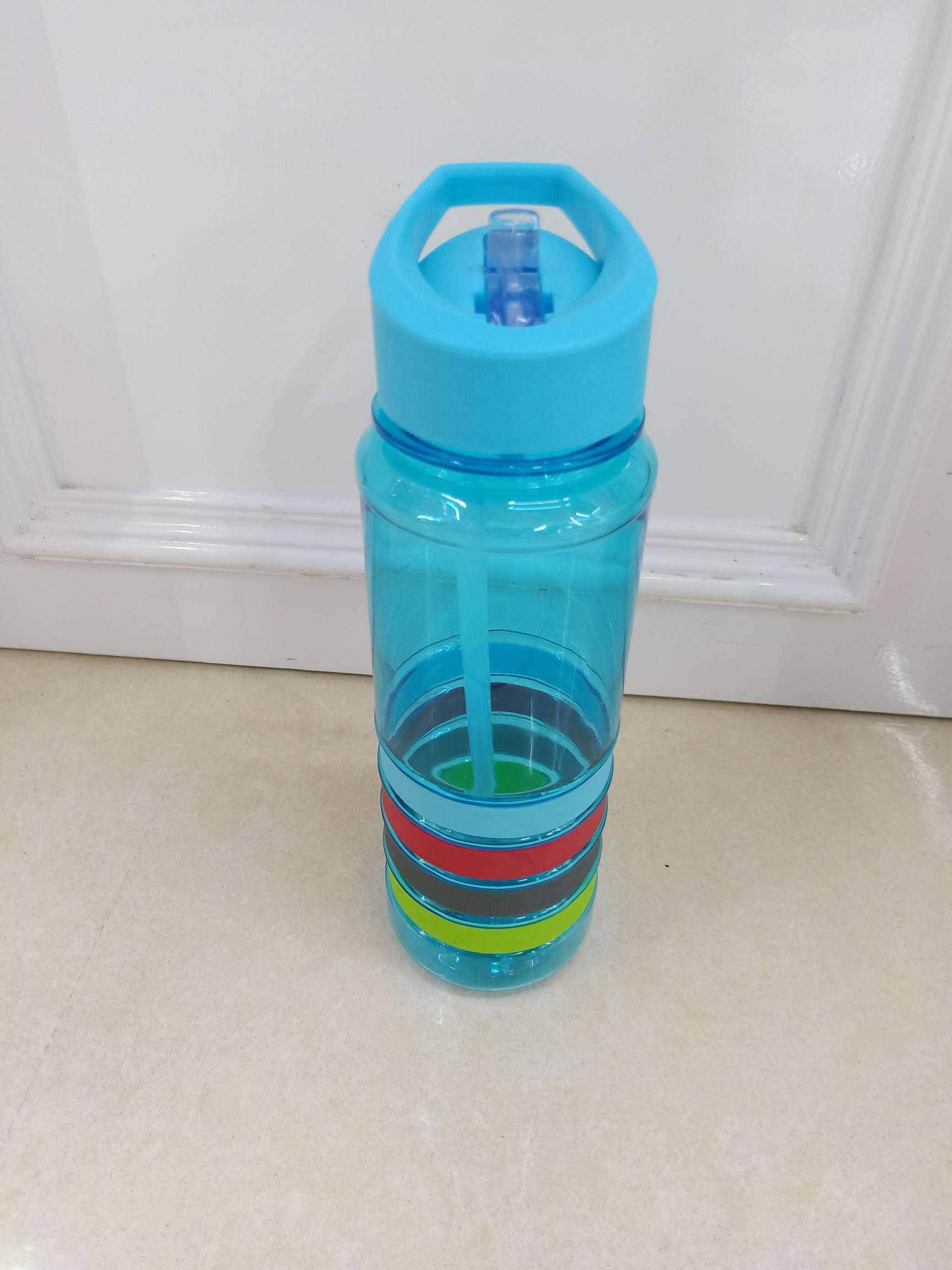 Four colorful silicon sippy cups
