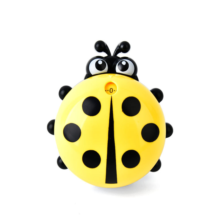 Creative children's gift RB295, cute ladybug magnetic sticker timer, kitchen mechanical timer, time reminder detail image 2