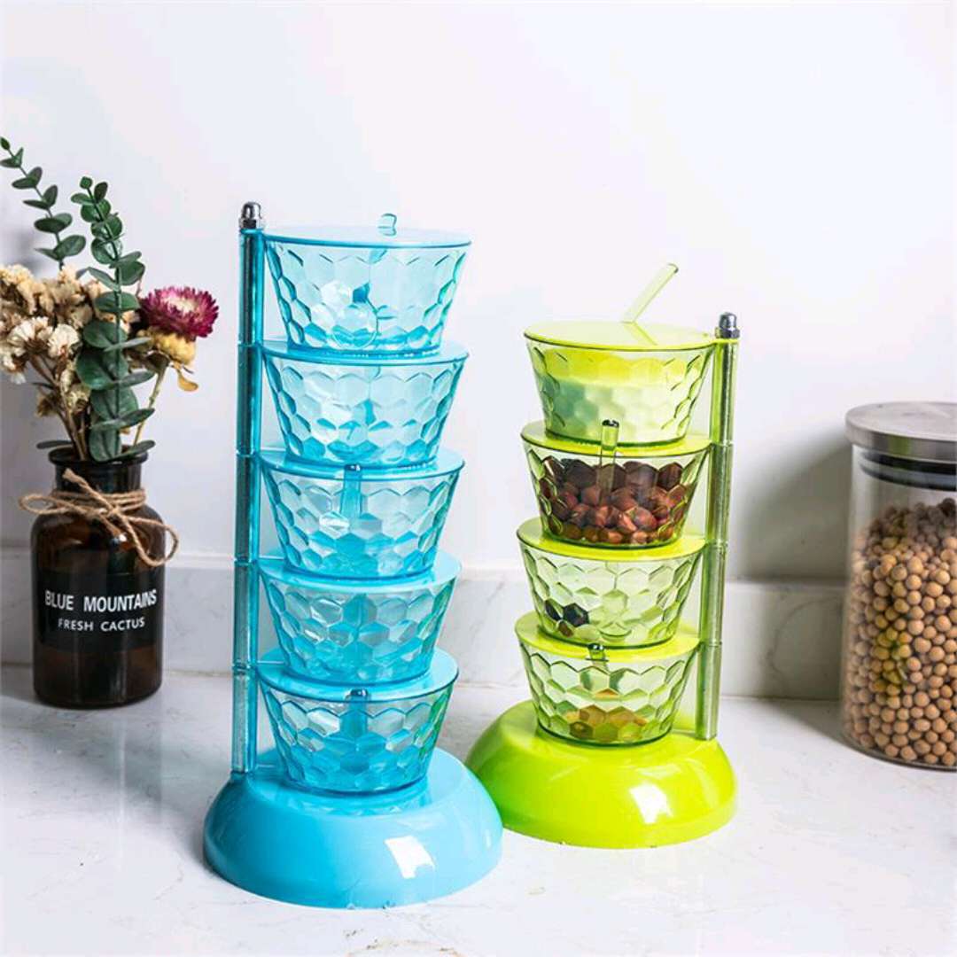 Vertical rotating spice box Multi-layer crystal plastic spice bottle Household Creative spice rack Kitchen ingredients
Tel :13958405818 undefined