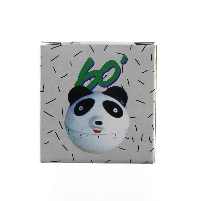 Manual mechanical timer, cartoon panda timer, kitchen 60-minute timer, time limit reminder detail image 5
