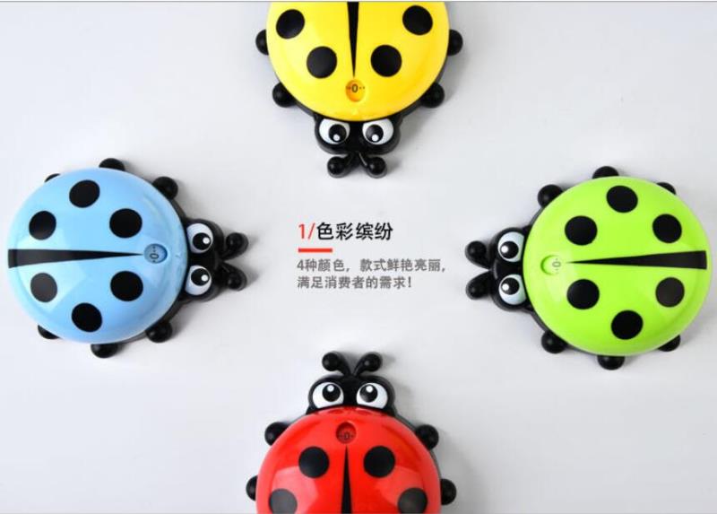 Creative children's gift RB295, cute ladybug magnetic sticker timer, kitchen mechanical timer, time reminder detail image 6