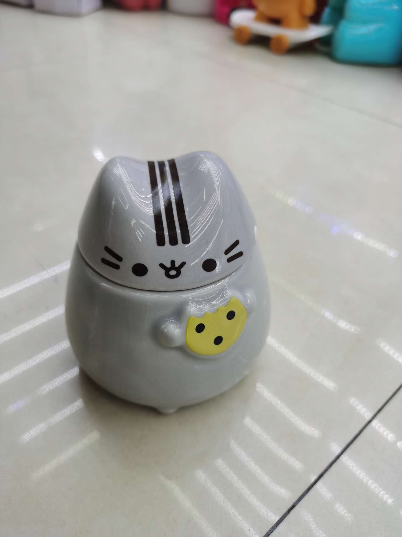 创意陶瓷杯 马克杯 胖猫陶瓷杯 猫咪细节图