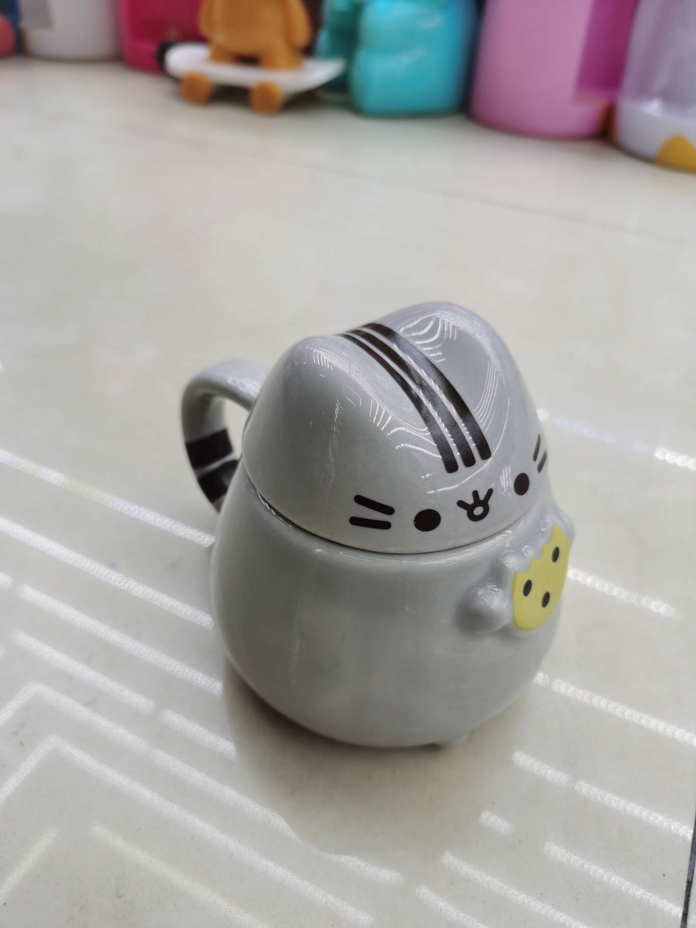 创意陶瓷杯 马克杯 胖猫陶瓷杯 猫咪产品图