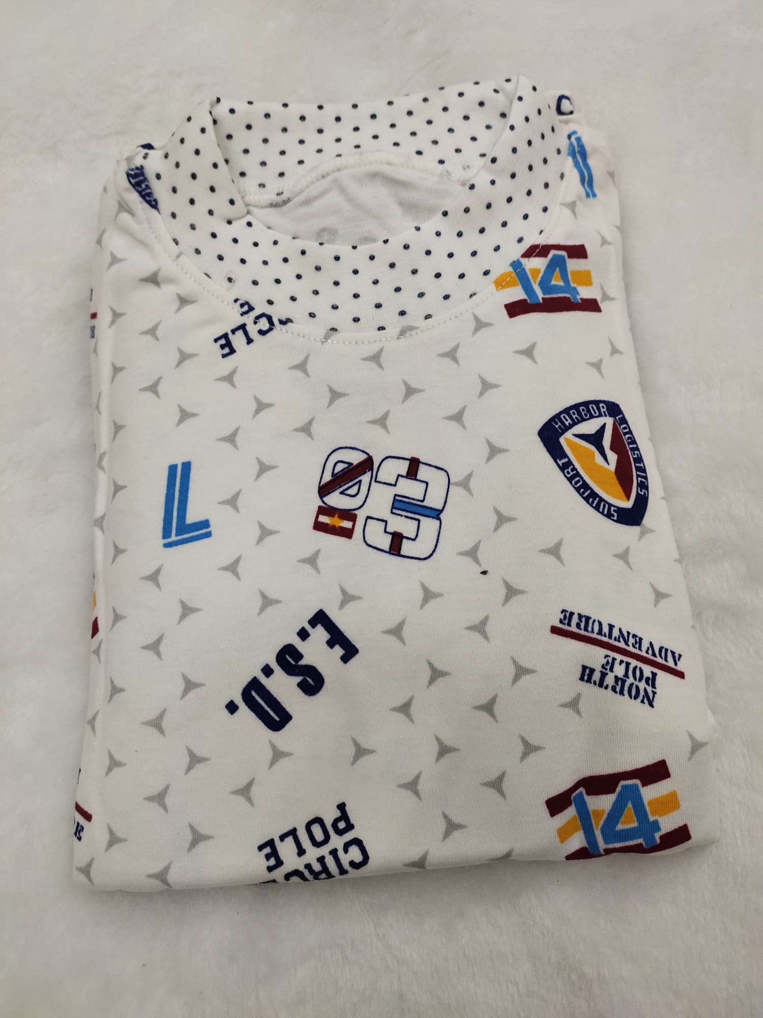 全棉75－90秋衣秋裤，中大童秋冬家居服睡衣系列细节图